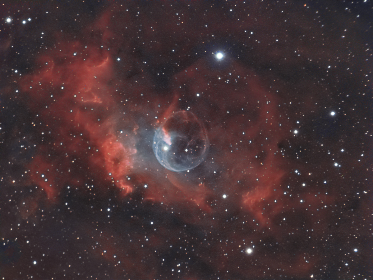 Bubble nebula - NGC7635 (HaR)GB