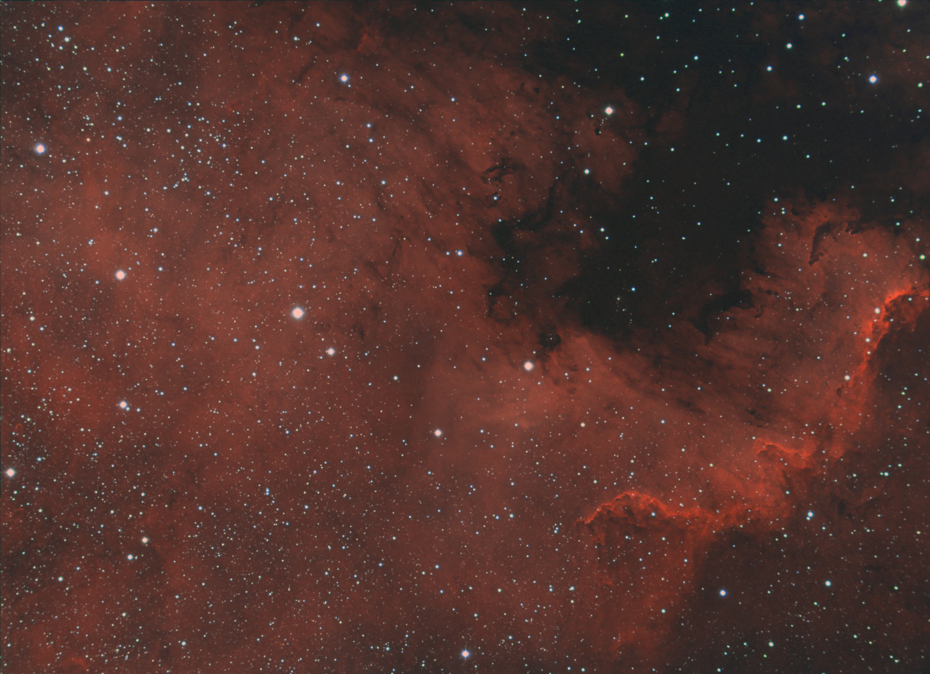 North America Nebula Ha-SII-OIII